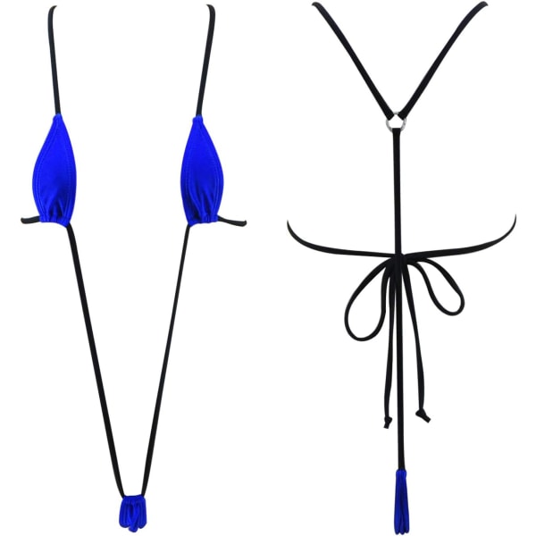 RRYLO Olika stilar Micro Bikini Set Flerfärgade badkläder Baddräkt Badkläder Blå1