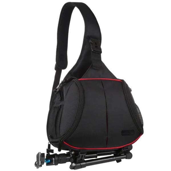 Pepro SLR triangulär väska, vattentät vattentät ryggsäck, axelväska för dig