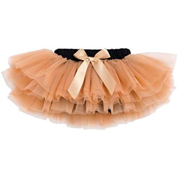 aby Baby Girls Mjuk Tutu Kjol Toddler Ruffled Byxor Blöjskydd Champagne 0-3 Månader