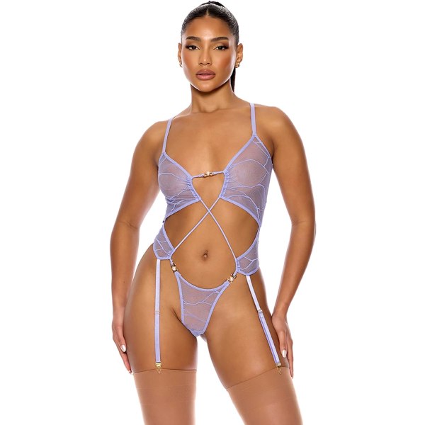 l My Strings Mesh Teddy Lavender Small