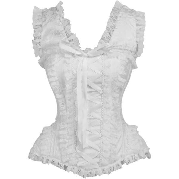 sy corsets Dam Top Drawer Vit 2X