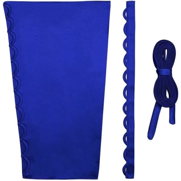 UIRY Damkorsage Kit Spets Rygg Dragkedja Ersättning Justerbar Satin Korsett Kit för Bal Klänningar Royal Blue 20