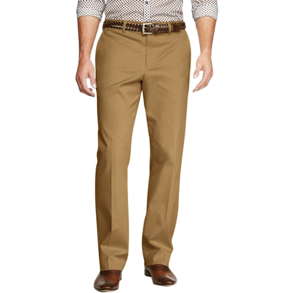 ch herrbyxor med rak passform, arbetskläder, fritidsbyxor #8104 8104 Khaki 34W x 31L