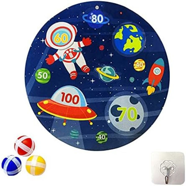 Pent Child Interaktion Toy Dart Board Barnens Sticky Ball Target Dart Board Kast Sticky Ball Enkelsidig Astronaut