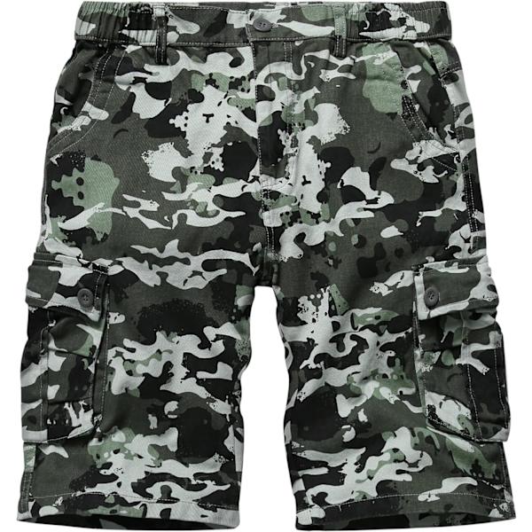 TOP herr badbyxor snabba torra bräda shorts med meshlining och cargoficka längd vid knäet
