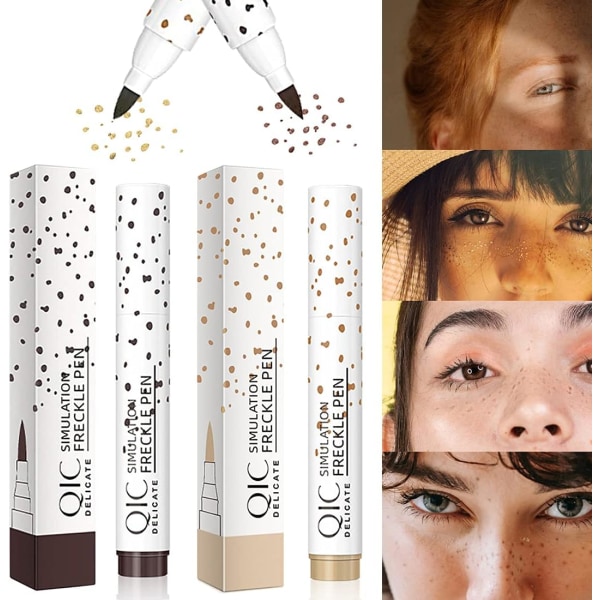 2olors Freckle Pen Freckle Makeup Penna Natural Faux Freckle Makeup Tool Långvarig