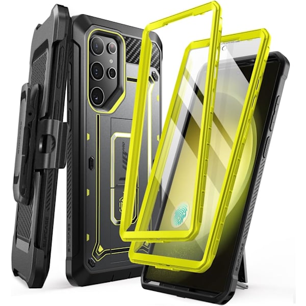 CASE UB Pro Fodral för Samsung Galaxy S24 Ultra, [2 Front Frames] [Militär-Grade Protection] Heavy Duty Rugged Case med Bumble