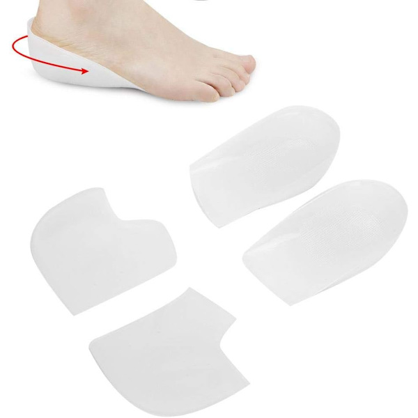Hght Lifting Heel Pad, Öka Strumpor Fotsula, Kudde Längre Inlägg med Häl