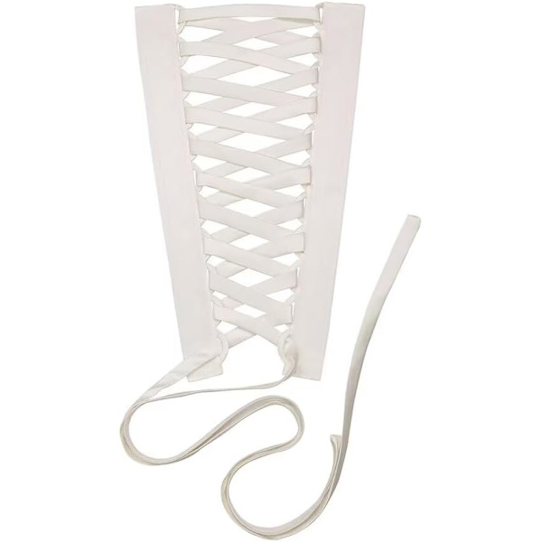 UIRY Damkläder Korsett Kit Satin Korsettöglor Förlängare Dragkedja Ersättning Justerbar Korsett Ryggsats för Bal Klänningar Elfenben 16