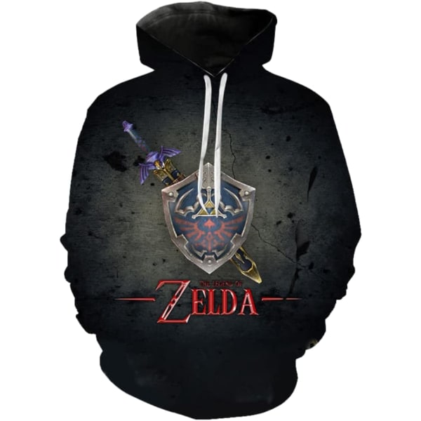 Cosplay Legend of Zelda Breath of The Wild Twilight Princess Känguruficka Cosplay Hoodies - Unisex Pullovertröjor  X-Large