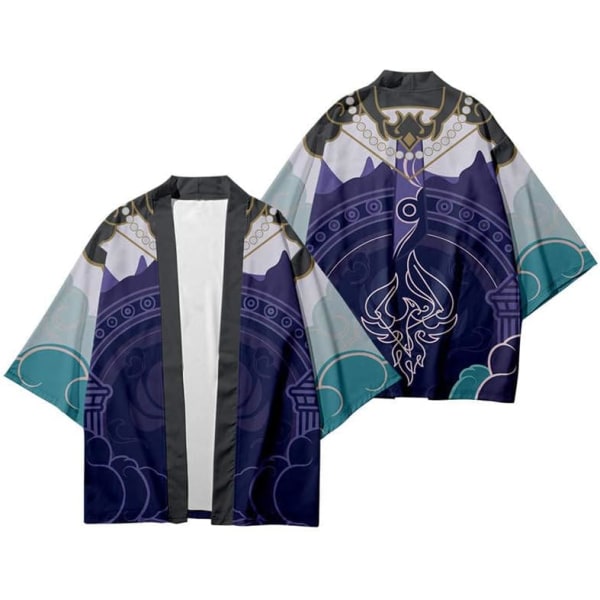 För Cosplay Genshin Impact Haori - Japansk Kimono För Cosplay Halloween Kostym | Venti Klee X-Large