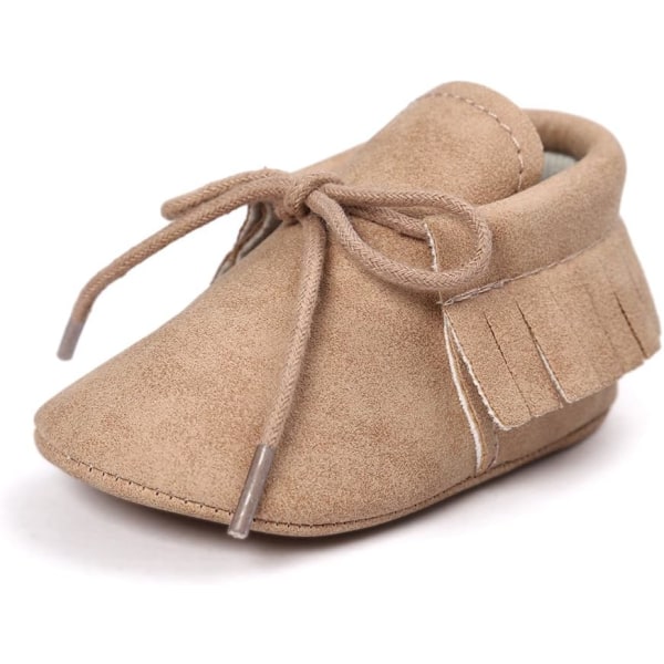 heron Spädbarnsmockasiner - Unisex Baby Boys Girls Mjuk Sula Tassels Toddler First Walker Shoes