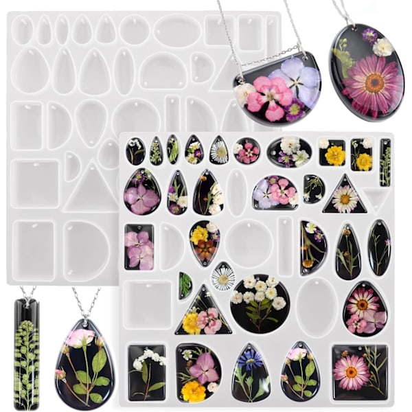s Resin Jewelry Molds, Jewelry Pendant Molds for Epoxy Resin Casting, Silicone Resin Molds, Jewelry Molds, Pendant Earri