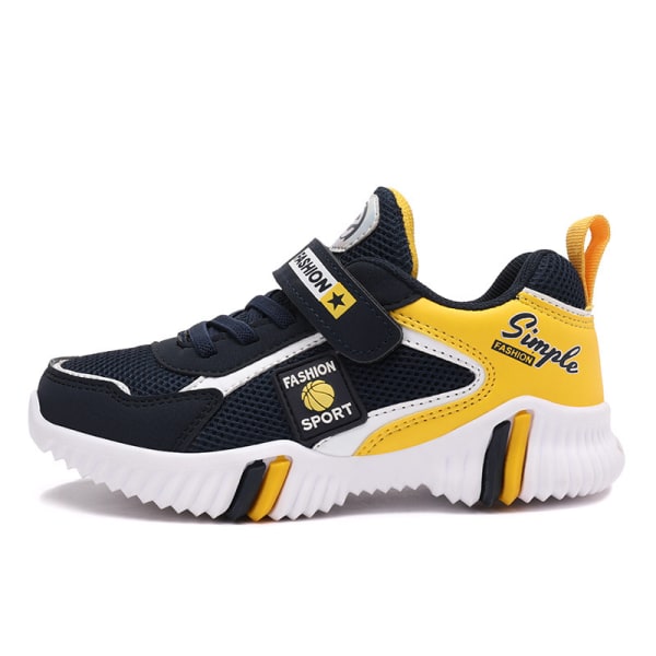 Pojkar Sneakers Sneakers Barn Slip On Löparskor Lättvikt Yellow 31