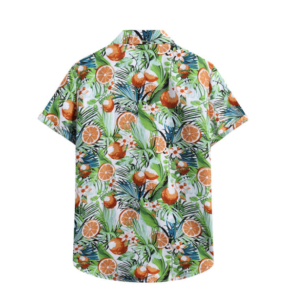 Sommarskjorta för män med en avslappnad kortär 5616 | Fyndiq