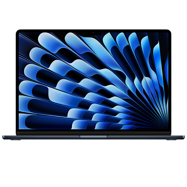 MacBook Air 15" M3 2024 Apple M3 8-Core 8 GB RAM 256 GB SSD Grade C Refurbished Midnight