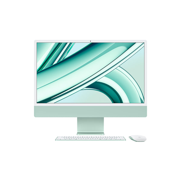 iMac 24" M3 2023 Apple M3 8-Core 10-Core 8 GB RAM 512 GB SSD Grade A Refurbished Green