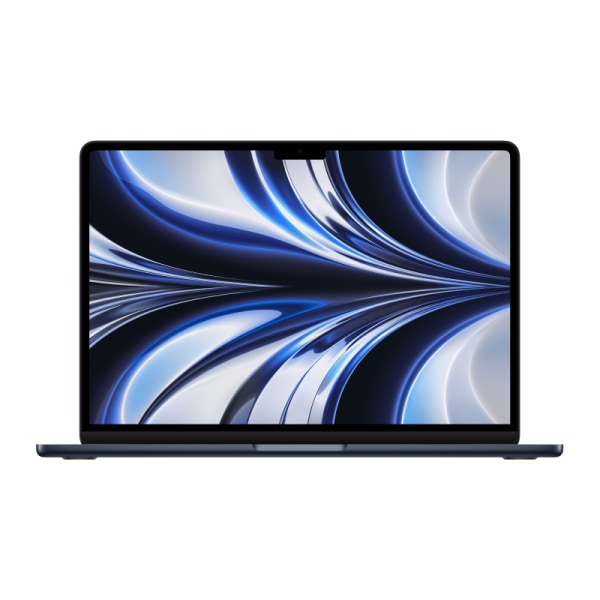 MacBook Air 13" M2 2022 Apple M2 8-Core 10-Core GPU 16 GB RAM 256 GB SSD Grade A Refurbished Midnight