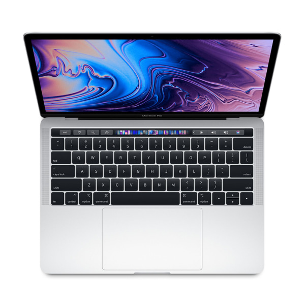 MacBook Pro 13" 4TBT Mid 2019 Intel Quad-Core i5 2.4 GHz 16 GB RAM 256 GB SSD Grade C Refurbished Silver