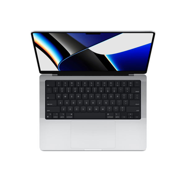 MacBook Pro 14" M1 2021 Apple M1 Pro 10-Core 16-Core GPU 16 GB RAM 2 TB SSD Grade C Refurbished Silver