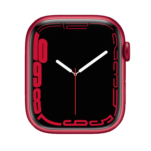 Watch Series 7 Aluminum Cellular 45mm Red Sport Band Grade C Refurbished Red