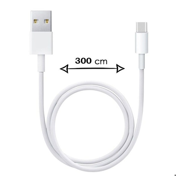 USB-C-kabel för Motorola ThinkPhone 25 - Typ C snabbladdnings- och synkroniseringskabel - 3 meter