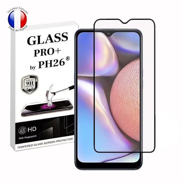 FULL skyddsfilm för Samsung Galaxy A10s i ultrabeständigt härdat glas (maximal hårdhet) Vit
