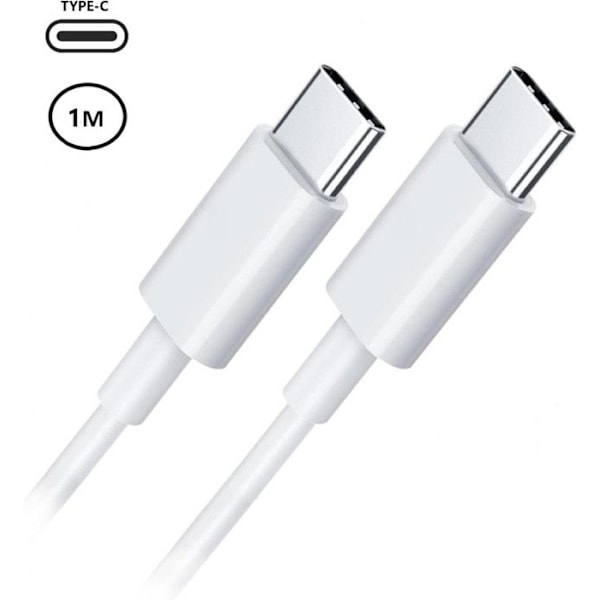 PH26 20W snabbladdare + USB-C-kabel kompatibel för Vivo IQOO Z9 V2361A (laddarpaket + 1M kabel)