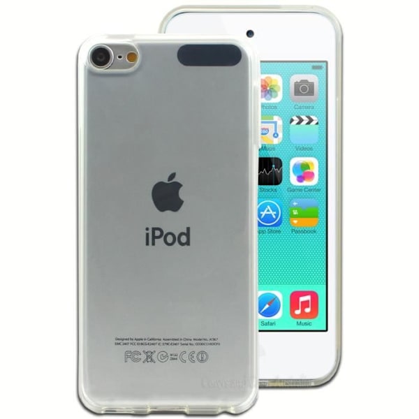 iPod Touch 6 - PH26 - Musta - Keinonahka - Folio ikkunoilla - Magneettikiinnitys Svart