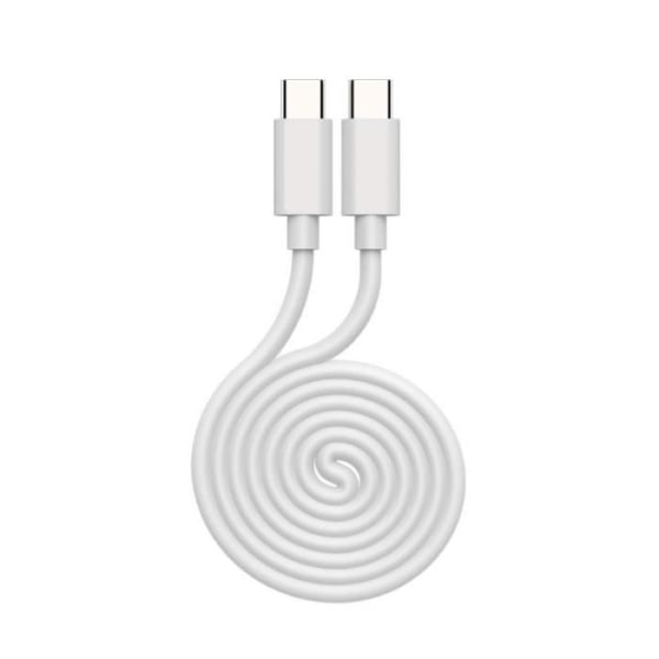 60W USB C til USB C-kabel - 1 meter til Motorola Moto G Play 2021, 3.1A PD hurtigopladningskabel Vit