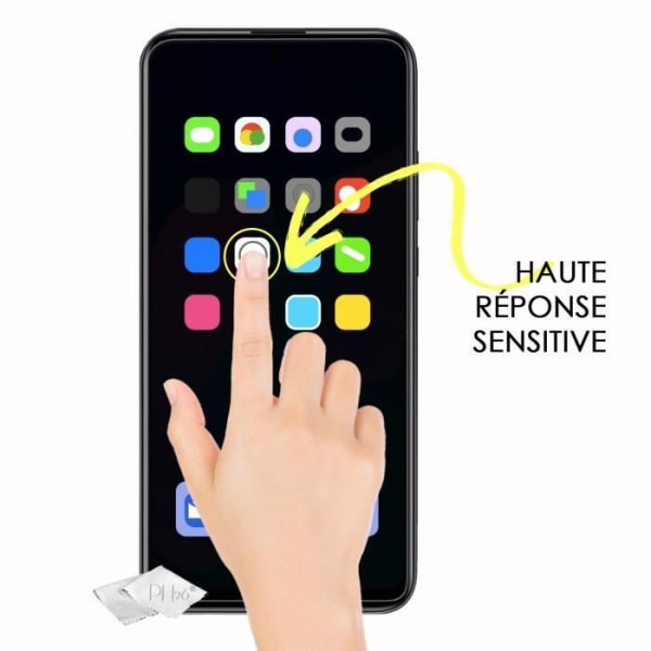 Pack 2 skärmskydd för Oppo Reno5 F i ultrabeständigt härdat glas (Maximal hårdhet) Vit