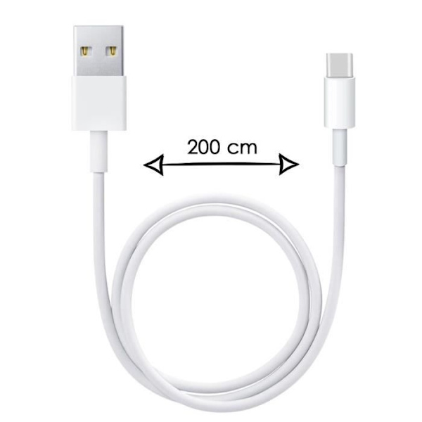 USB Type C-kabel - Google - Pixel 4a - 2 meter - Snabbladdning - Datatransfer