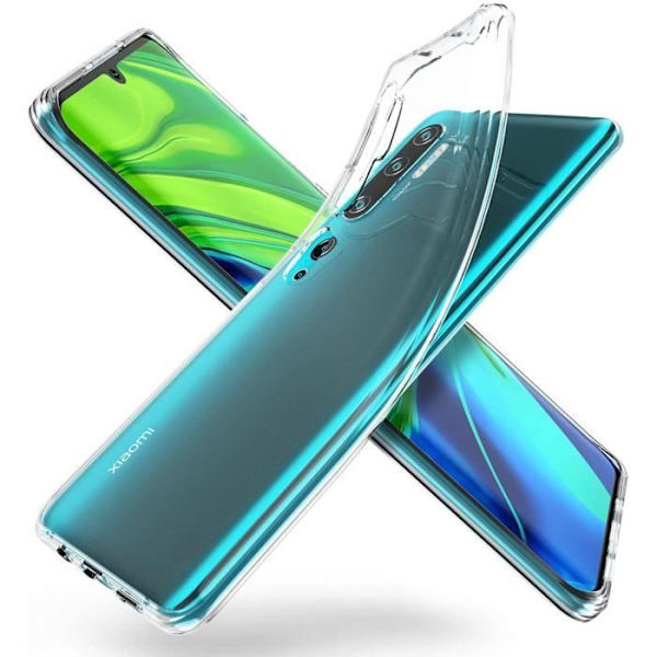Xiaomi Mi Note 10 (2019) läpinäkyvä kotelo, [ultrathin] puskurin suojakotelo pehmeää TPU-geelisilikonia, joustava kansi