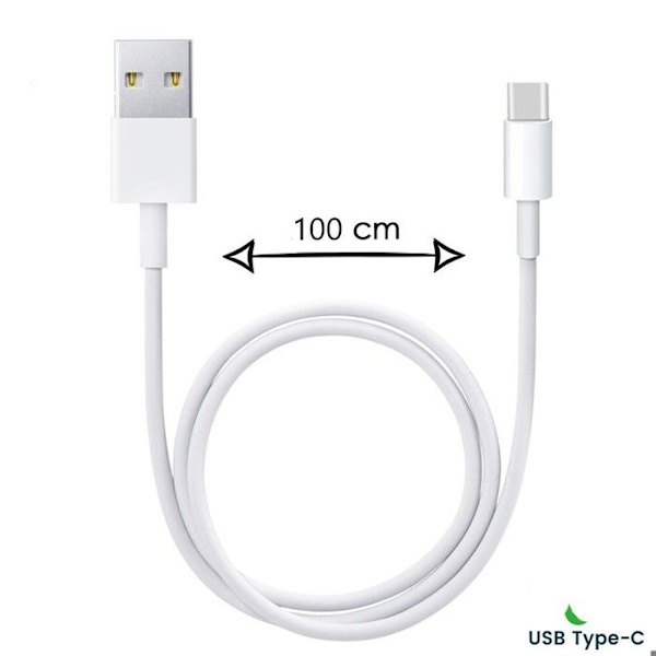 USB-C-kabel - PH26 - Oukitel C57 Pro - Hurtigopladning - 1 meter - Robust stik