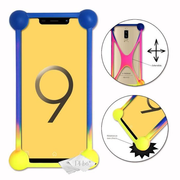 Coque bumper - V-Mobile - S9 (2019) - Multikolor - Ultrarobust - Ergonomisk Flerfärgad