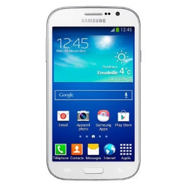 Housse Folio - PH26® - Samsung Galaxy GRAND I9060-9082 - Syntetiskt läder - Svart - Magnetisk Svart