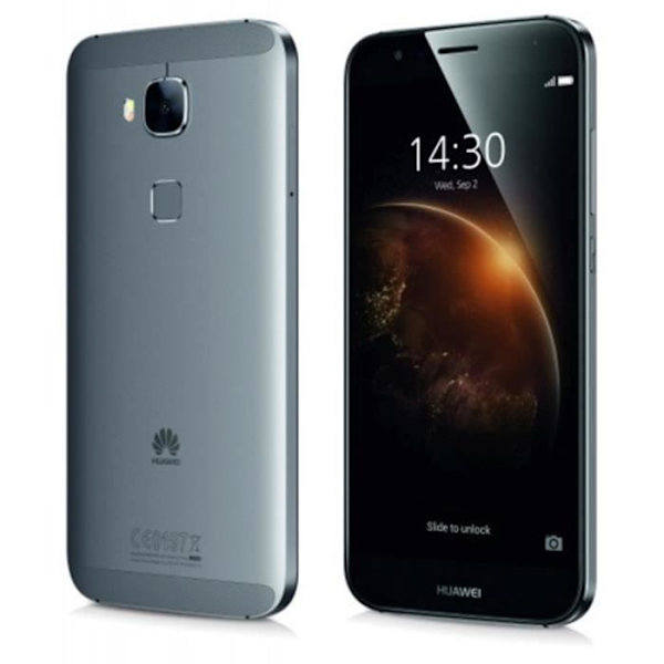 Huawei G740 dedikeret folio cover i sort læderlook med synlige sømme af PH26®