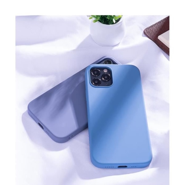 iPhone 12 mini 5.4 etui Anti-fall Silikone etui-sort svart