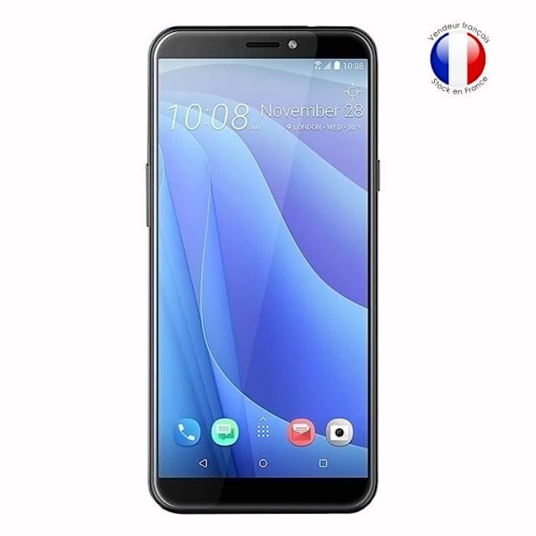 HTC desire 12s Pack 2 skærmbeskyttere i hærdet glas med høj gennemsigtighed, ultra resistent, ultra slank, anti-mærker,