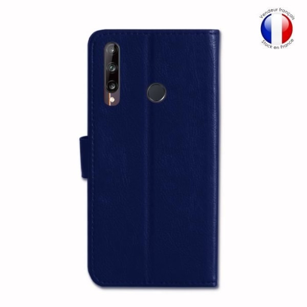 Portefølje cover - Huawei - P40 Lite E - Læder - Magnetisk - Video stativ Blå