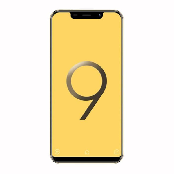 Super Pack stødsikker sort kofanger etui i kvalitets silikone til V-Mobile S9 (2019) med en netoplader, ultrahurtig 2x USB