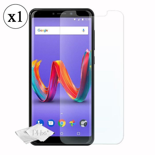 Skärmskyddsfilm - PH26 - Wiko Harry 2 - Härdat glas - Ultra hållbart - Hög transparens
