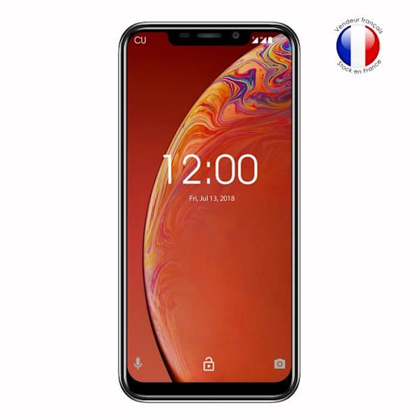 Super Pack for Oukitel C13 pro Nahkatyylinen takakotelo iskunkestävällä silikonigeelillä + 3 näytönsuojakalvoa