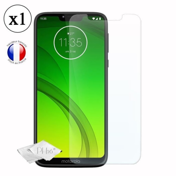 Suojakalvo - PH26 - Motorola Moto G7 Power - Karkaistua lasia - Erittäin kestävä - Erittäin ohut
