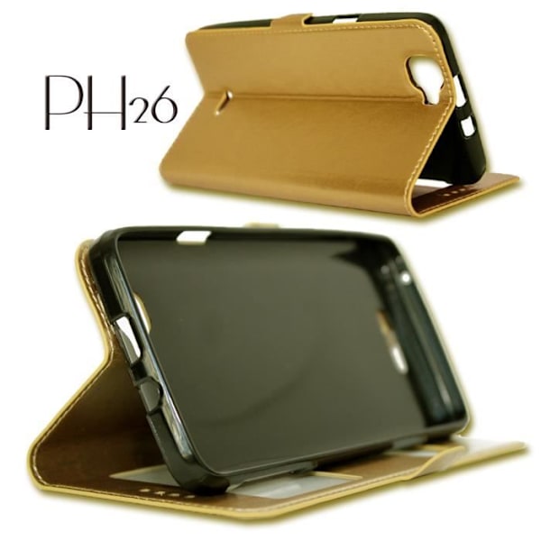 Guld folio cover til HTC ONE M9 fra PH26®