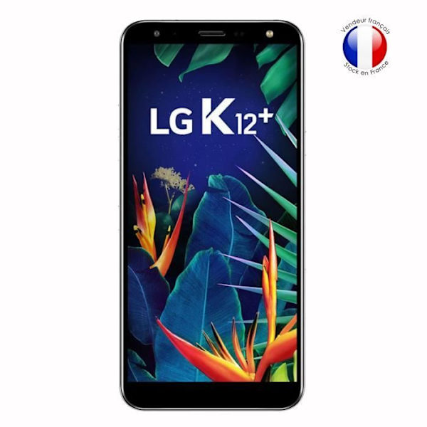 LG K12+ Pack 3 näytönsuojat erittäin läpinäkyvästä karkaistusta lasista, erittäin kestävä, erittäin ohut, jälkiä estävä, helppo asentaa