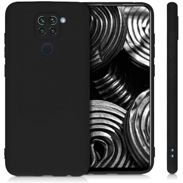 Fodral - Xiaomi - Redmi Note 9 Pro - Silikongel - Svart - Mjuk Svart