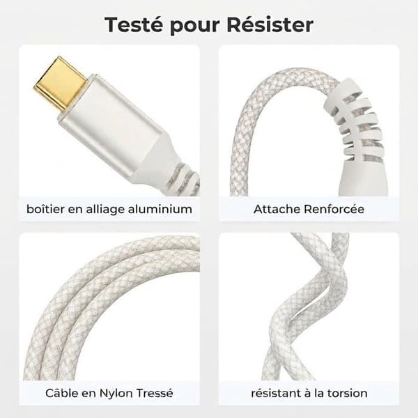 PH26 Kabel 1M kompatibel med Realme 9 audio aux Jack 3.5mm til USB C