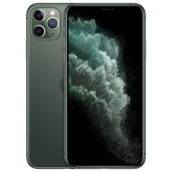 Fodral till Iphone 11 Pro Extra Slim X2 Windows i ekologiskt kvalitetsläder med magnetisk stängning och synliga sömmar - SVART Svart