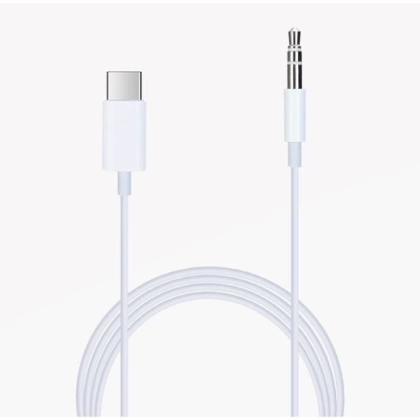 USB Type-C till 3,5 mm jack-adapterkabel för LG Q9 One Plug and Play-kabel för dina hörlurar, bilradio...